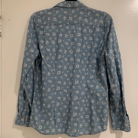 ❤️AG Adriano Goldschmied floral chambray shirt - Picture 3 of 6